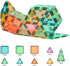 100-Piece Set 3+ Magnetic Tiles for Kids, Magnetic Building Blocks STEM Toys for Age Boys and Girls, Educational Magnet