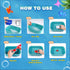 3+6Gels,8 DIY Water Sprite Kit-Magic Aqua Fairy Water Gel Kit for Kids -Fun Soft Toys & Water Pets-Make Your Own Toys