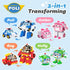 Robocar Poli Amber Transforming Robot, 4" Action Toy Figure, Emergency Vehicle Playset for Kids