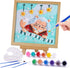 ONE TO FOUR Cat Plaster Painting Kit - Paint Gifts for Kids Ages 8-12, DIY Art Supplies Set, Birthday Gift