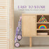 Dolls To Play Baby Doll Stroller for Girls, Toddler Play Toy Doll Buggy Carriage Foldable with Canopy Storage Basket