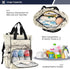 Jihqo Backpack 10L Diaper Bag West Desert with Cowboys Travel Diaper Bags for Women, Functional Baby Changing Bag