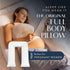 100% 35" 65" Digital Decor U-Shaped Body Pillow, Made in USA Full Body Maternity & Side Sleeper Pillow with Cotton