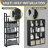 Furniture Anchors (10 Pack) - Anti Tip Straps for Baby Proofing, 400lbs Tension, Earthquake Resistant Metal Straps
