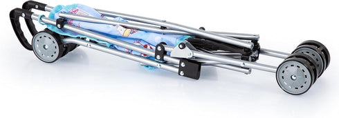 18 Bayer Baby Umbrella Stroller for Dolls - Blue Cow Print