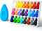 Four Candies Crayons for Kids 24 Colors, Non Toxic Washable Crayons for