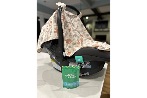 Helping Hand Car Seat Clip | Alleviates The Weight of Carrying an Infant Car Seat | Effortless Carseat Carry