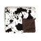 Tadpoles Double Layer Baby Blanket, Sherpa Cowhide Print, 30" x 40", Soft Plush Polyester Microfiber