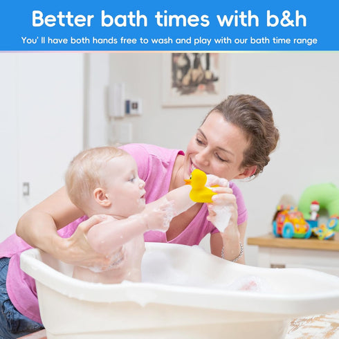 b&h Digital Duckling Baby Bath Thermometer, Infant Safe Floating Water Temperature Toy, BPA-Free, Easy to Read