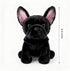 TUKVESZE 8.6 inch French Bulldog Stuffed Animal, Realistic Puppy Plush Cute Soft Dog Gifts for Boys and Girls (Black)