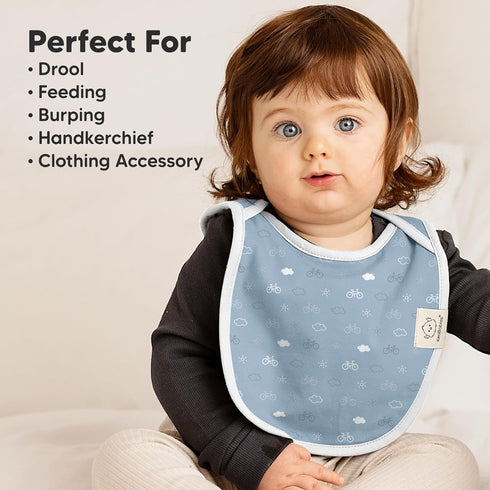 8-Pack Baby Bibs for Boys, Girls - Pullover Bibs for Baby Girl, Baby Boy, Baby Bandana Bibs for Drooling and Teething