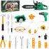 Set 36 Set 3 4 5 6 7 8, Vextronic Kids Tool PCS with Electric Toy Chainsaw Drill Circular Saw with Realistic Sounds