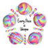 Unbreakable Silicone Non-Slip Bowl and Chew Spoon Set for Babies and Toddlers (Rainbow Swirl)
