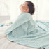 40x50 Inches david's kids Micro Fleece Minky Baby Blanket for Boys Girls Neutral with Double Layer and Soothing Raised