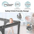 Baby Playpen Parts T-Shaped Joint - Replacement Connectors for Baby Play Yard (2 Pcs, Diameter 0.19mm)