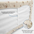 SNOOZYNEST 2 Pack 100% Pack 24x38 Inches, Soft Muslin Baby Mini Crib Sheets, Cotton Breathable Double Layer Fitted