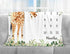 Giraffe Milestone Blanket - Safari Baby Growth Chart Monthly Blanket, Jungle Baby Nursery for New Moms
