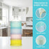 Manwetye 2 4 PCS Layers Baby Milk Powder Dispenser, Milk Powder Pots,Formula Dispenser Portable Milk Powder Formula