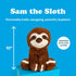 Package, SendAFriend Sam The Sloth Stuffed Animal Care Someone Loves You Box, Great Gift for Any Reason (Happy Birthday