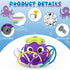 Outdoor Water Spray Sprinkler for Kids, Summer Toys with 8 Wiggle Tubes, Attaches to Garden Hose for Ages 3-8