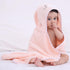 Baby Hooded Towel with Unique Animal Design, Ultra Soft Thick Cotton Bath Towel for Newborn (Bunny)