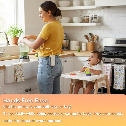 BFBFJJ Belt Clip for Medela Freestyle - Secure Belt/Bag Hook for Hands-Free Breast Pump Access