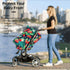Schgap Strawberries Car Seat Covers Canopy for Baby Nursing Cover Breastfeeding Baby Carrier Cover Stretchy Carseat