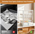 LOESLY Countertop 3-Tier 2 Countertop Baby Bottle Storage Organizer for Cabinet, Adjustable Clear Acrylic Bottle