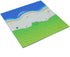 Feleph Classic Blue Baseplate for City Beach Road, 10 x 10 Inches, Compatible with All Major Brands (Straight 4PCS)