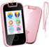 PTHTECHUS Kids Phone Toys - Toddler Touchscreen MP3 Music Player with Dual Camera, Educational Learning Gifts for Ages