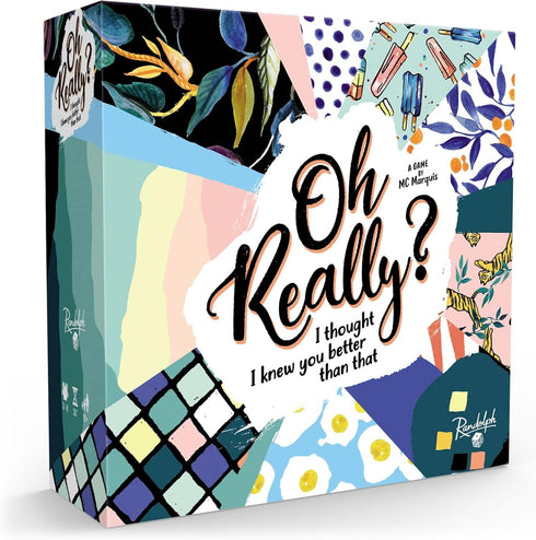 Oh Really | Fun Icebreaker and Couples Game for 2 to 8 Players, 30 Minutes