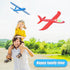 2 Pack Airplane,17.5" Plane,2 3 4 5 6 7 8 9 LED Light Large Throwing Foam Flight Mode Glider Plane,Flying Toy