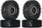 INJORA 1.0 Brass Beadlock Tires Set 4PCS for 1/18 TRX4M 1/24 RC Crawler Car Axial SCX24 Upgrade