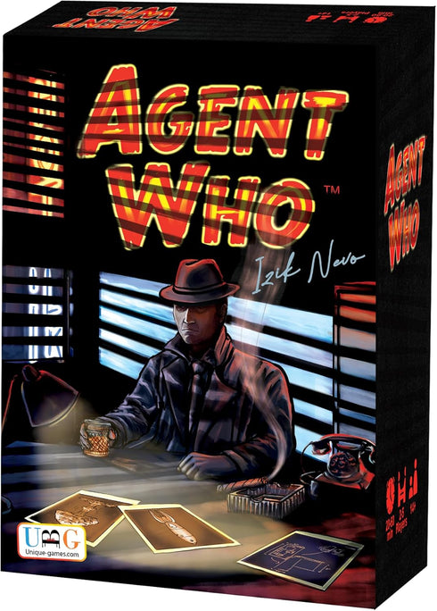 AGENT WHO? Social Mini Party Game Based on Deduction and Strategy | 2-5 Players | Perfect for Family Game Nights