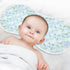 decor gift 4 Pack 22x11in Cotton Large Burp Cloths for Baby Breathable Cute Cartoon Purple White Flowers Baby Rags