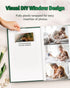 Photo Album 4x6 with 300 Pockets - Slip-in Picture Albums, Linen Cover Memory Book for Wedding and Family