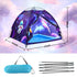 Space World Kids Play TentSpaceship Tent for Kids, Kids Play Tent Foldable Pop Up Kids Tent Indoor Outdoor Party Spaceship Playhouse Tent Toy for Boys Girls-47 * 47 * 41(purpel blue-002)