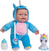 12-inch 12 JC Toys Lots to Cuddle Babies Small Soft Twin Baby Dolls Unicorn Theme| Washable | Pink and Blue | Includes