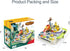 Ferthor Fun 3 3-6 Car Rescue Adventure Toys for Boys - Race Tracks with Zoo Ramp & Mini Cars for Year Olds