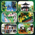 Zoo Building Model Set, 5000 Pcs Micro Building Toys, Creative Zoological Park Model Set, Gift for Adults and Kids (822)