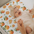ZoUbqchY Summer 32''16'' Watercolor Oranges Baby Changing Pad Covers for Boy Girl Orange Branches Flowers Leaves Fitted