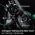 iATOM Set 3Pack, Black Roses Flower Building - Gift for Mother Day Mom/Her/Girlfriend/Wife/Couple, Gothic Emo Vintage