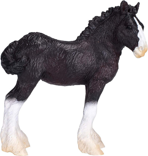 MOJO Shire Foal Realistic Equestrian Horse Club - Hand Painted Toy Figurine