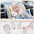 vocheer Baby Neck Pillow(Upgraded), Cotton, Baby Support Pillow, Car Seat Pillows for Newborn, Carseat Head and Body