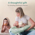 Set 100% (33" 33") CuddleBug Premium Hooded Baby Bath Towel & Washcloth (Bear) - Cotton Terrycloth Hooded Baby Towels