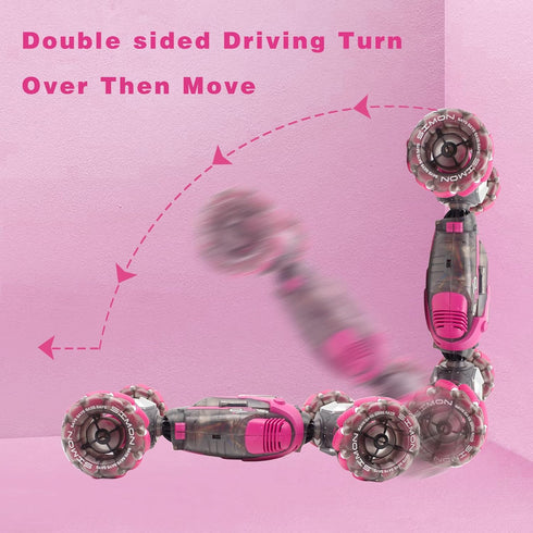 RECO TOYS 6 7 8 9 10 11 12 13 4WD Gesture Sensing RC Stunt Car Remote Control Toys for Kids Age Year Old for Boys Girls