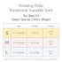 Set, 6-9 Amazing Baby Gift On Safari and Sterling, Mo Transitional Swaddle Sack with Arms Up Half-Length Sleeves