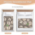 siphylline 52" 34" Cute Cartoon Sloth Brown Extra Large Resuable Baby Bed Pad Highly Absorbent Diaper Changing Pad