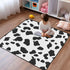 KLUVIO 50" 50" Cow Print Baby Play Mat X Thicken Cushioned Baby Mats for Floor, Non-Slip & Washable Kids Play Mat