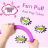 Vanblue Large 8 Pcs Pop Tubes, Sensory Fidget Tubes, Toddler Toys Party Favors, Anxiety Stress Relief for Kids, Adults